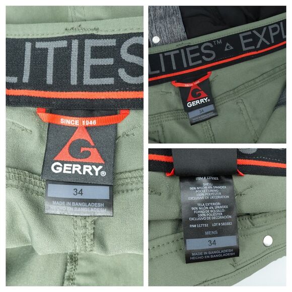 4 Chino Shorts Mens 34 Black Blue Uniqlo Calvin Klein Gerry George School Work - Picture 7 of 16